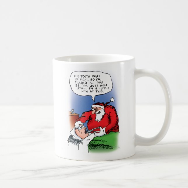 Tooth Fairy Santa Mug (Right)