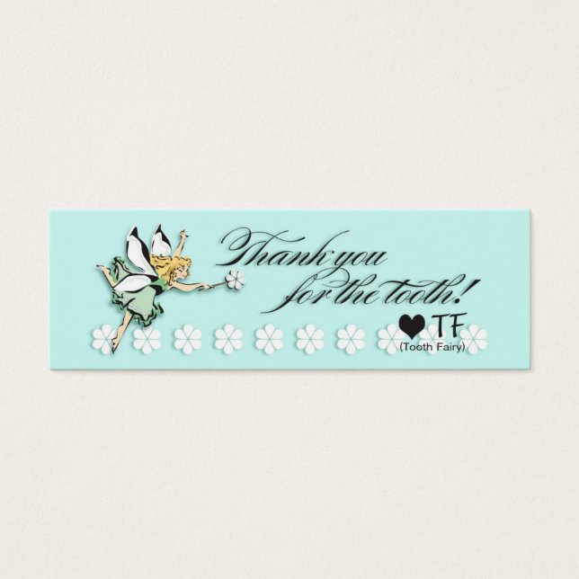Tooth Fairy Thank You Note (Front)
