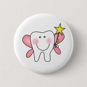 Tooth Fairy Tshirts and Gifts 6 Cm Round Badge