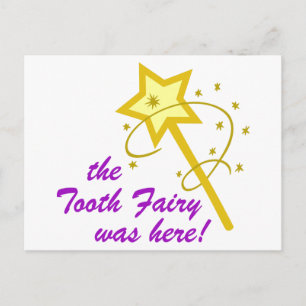Tooth Fairy Was Here Postcard