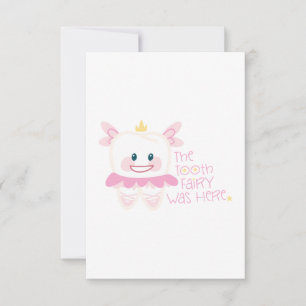 Tooth Fairy Was Here Thank You Card