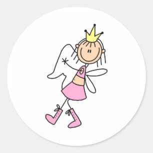 Tooth Fairy With Her Hands Full Sticker