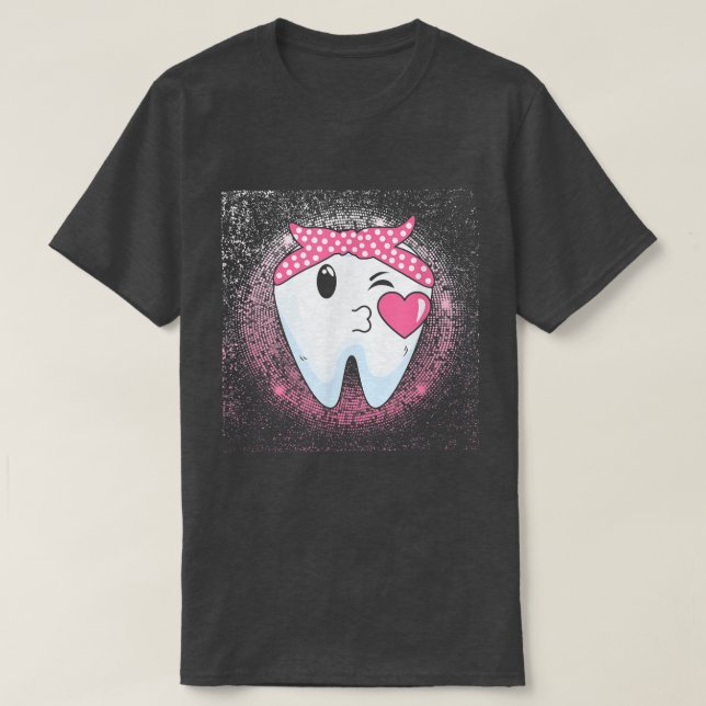 Tooth Fairy Women Dental Assistant Dentist Costume T-Shirt (Design Front)