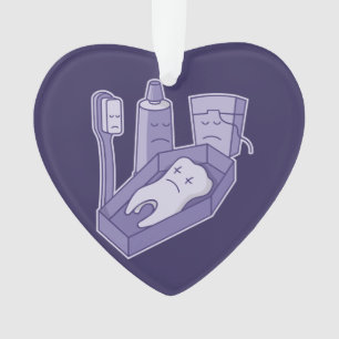 Tooth Funeral Ornament