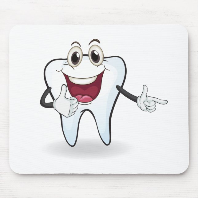tooth mouse pad (Front)