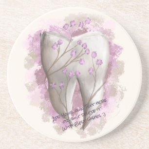 Tooth Painting. Dentist, Dental Assistant Template Coaster