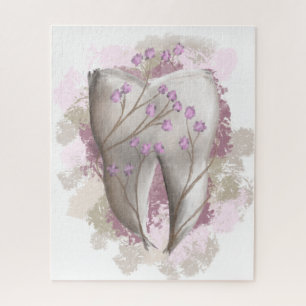 Tooth Painting. Dentist, Dental, Dentistry. Gift. Jigsaw Puzzle