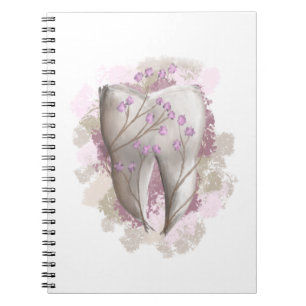 Tooth Painting. Dentist, Dental, Dentistry. Gift. Notebook