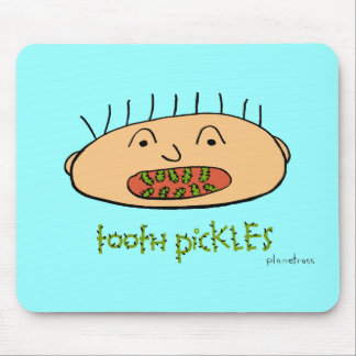 tooth pickles mouse pad
