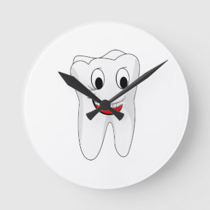 Tooth Round Clock
