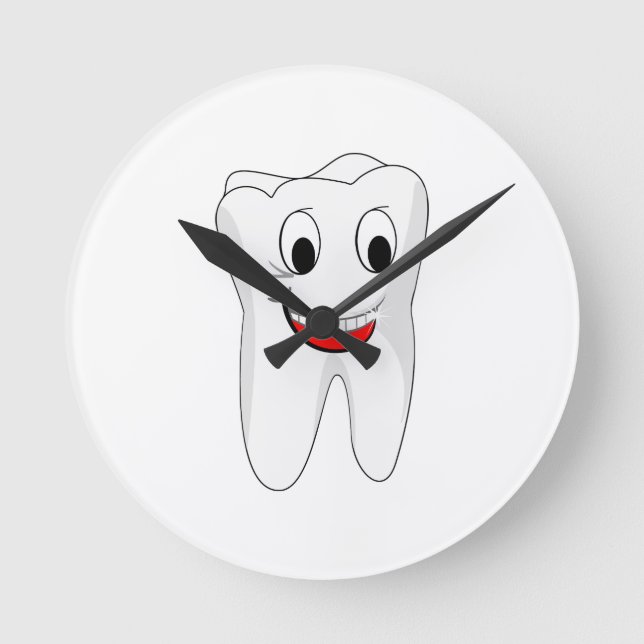 Tooth Round Clock (Front)
