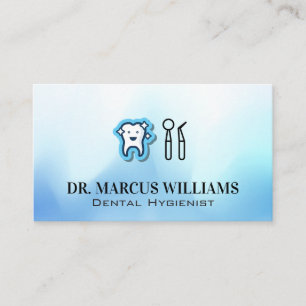Tooth Sparkle Dental Tools Business Card