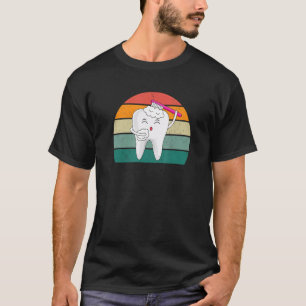 tooth teeth drill tongue gum dental patient doctor T-Shirt