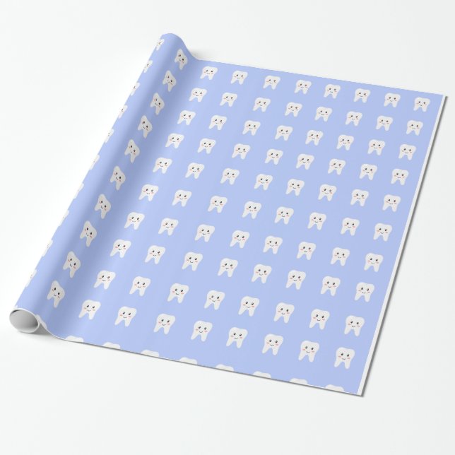 Tooth Wrapping Paper (Unrolled)