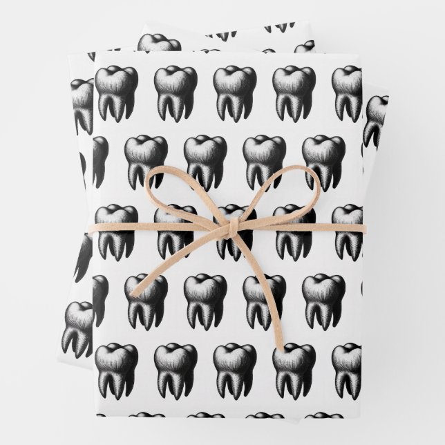 Tooth  wrapping paper sheet (In situ)