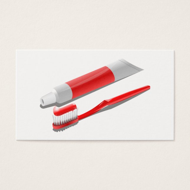Toothbrush And Toothpaste (Front)
