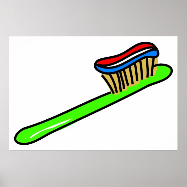 Toothbrush Poster (Front)