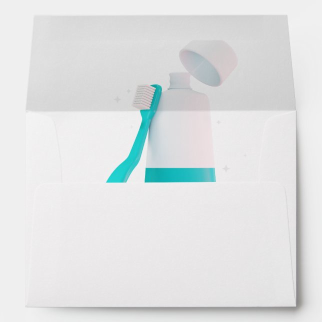 Toothbrush & Tooth Paste  Envelope (Back (Bottom))