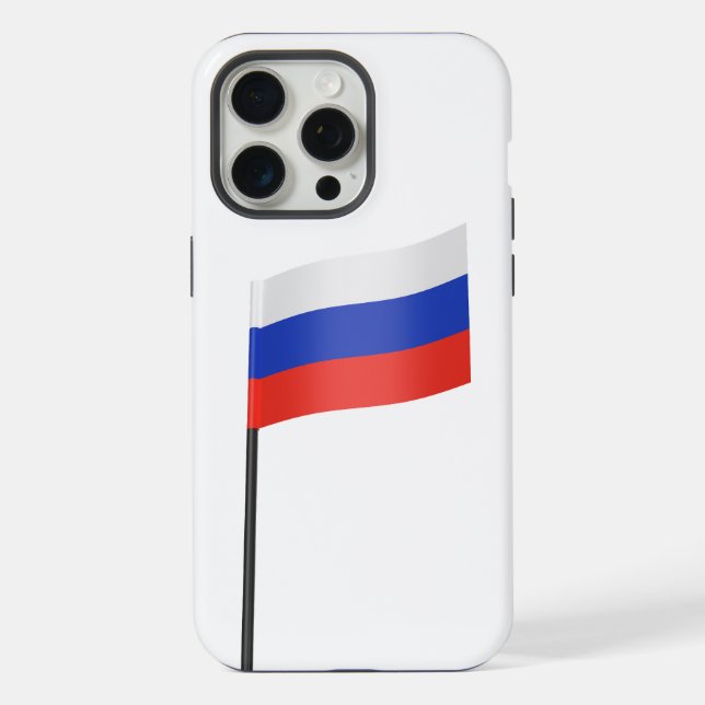 Toothpick with Russian flag iPhone Case (Back)