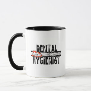 TOOTHY DENTAL HYGIENIST LOGO MUG