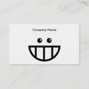 Toothy Face, Company Name Business Card