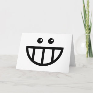 Toothy Face Thank You Card