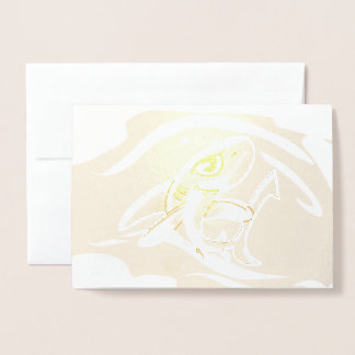 Toothy Grinning Shark Foil Card