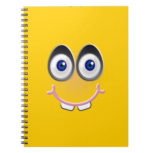 toothy smile - yellow notebook (Front)