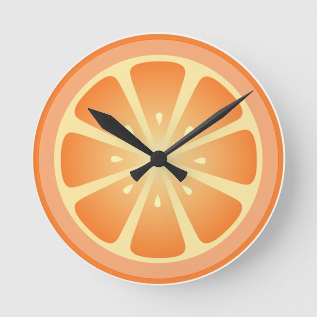 Tootie Fruity Orange Clock (Front)
