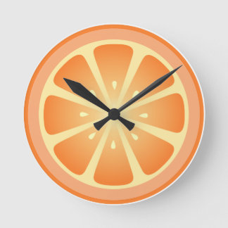 Tootie Fruity Orange Clock