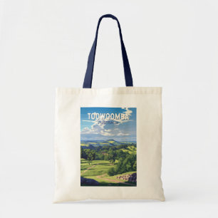 Toowoomba Australia Travel Art Vintage Tote Bag