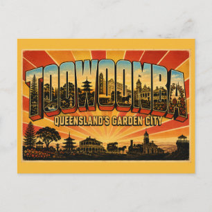 Toowoomba Queensland's Garden City Postcard