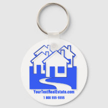 Top 10 Award! Houses Button Keychain