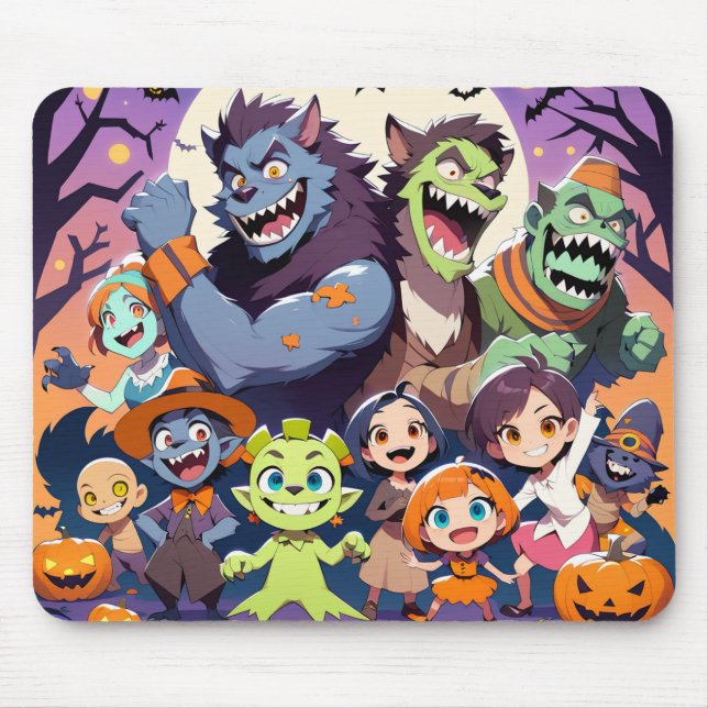 Top 10 Halloween MOUSE PAD  (Front)