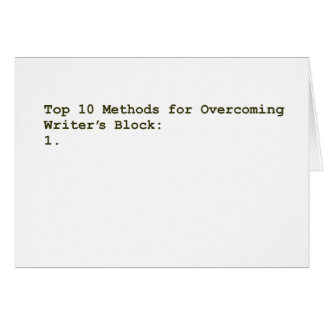 Top 10 Methods for Overcoming Writer's Block
