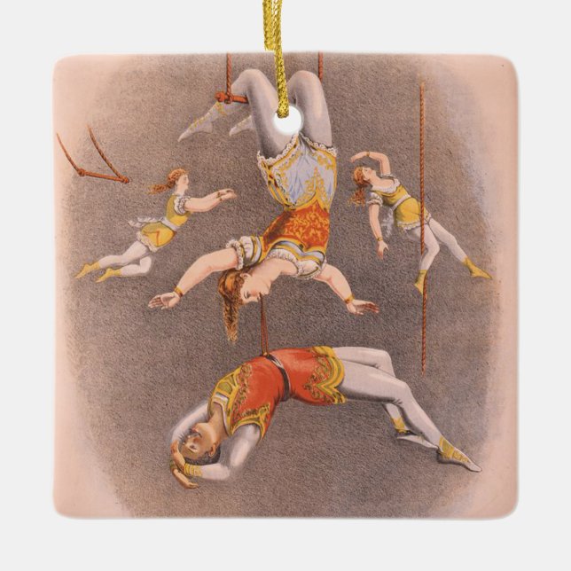 TOP Acrobat in the House Ceramic Ornament (Front)