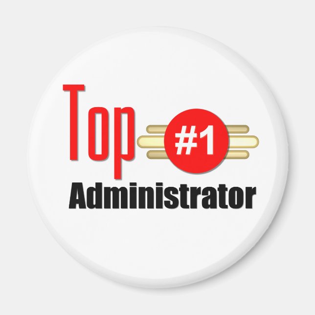 Top Administrator Magnet (Front)