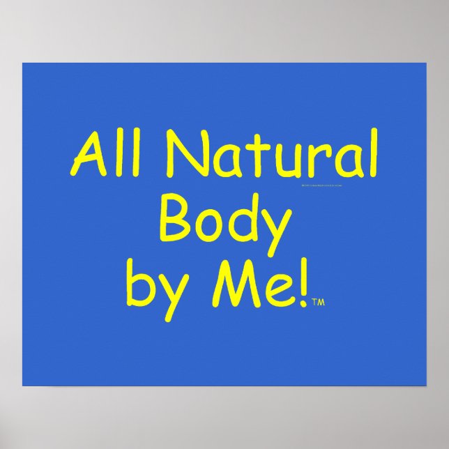 TOP All Natural Body Poster (Front)