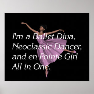TOP Ballet Slogan Poster
