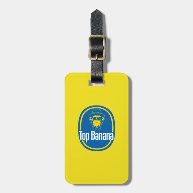 Top Banana Luggage Tag (Front Vertical)