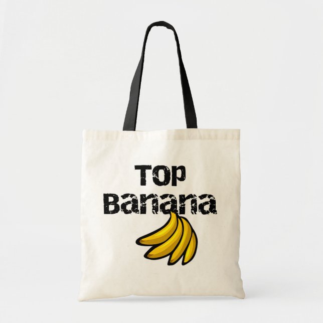 Top Banana Tshirts and Gifts Tote Bag (Front)