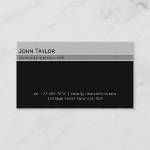 Top Bar Exec Business Card