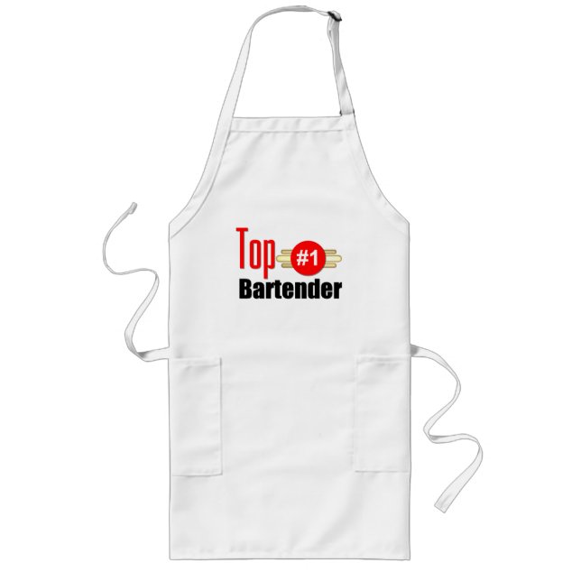 Top Bartender Long Apron (Front)