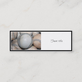 Top Baseball Mini Business Card
