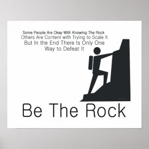 TOP Be The Rock Poster