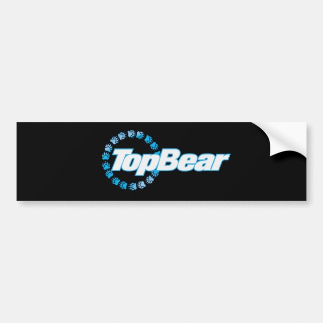 Top Bear Bumper Sticker (Front)