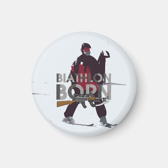 TOP Biathlon Born Magnet (Front)