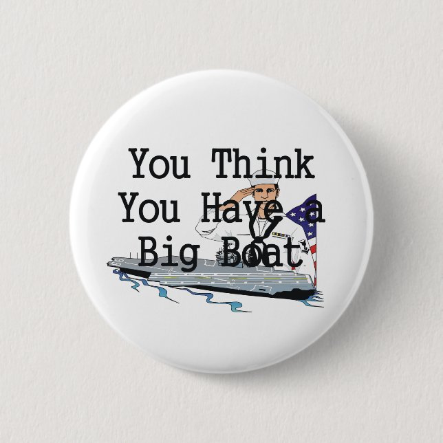 TOP Big Boat 6 Cm Round Badge (Front)