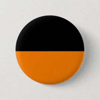 top black bottom orange DIY custom background 6 Cm Round Badge