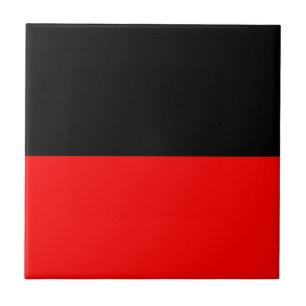 top black bottom red DIY custom background templat Ceramic Tile